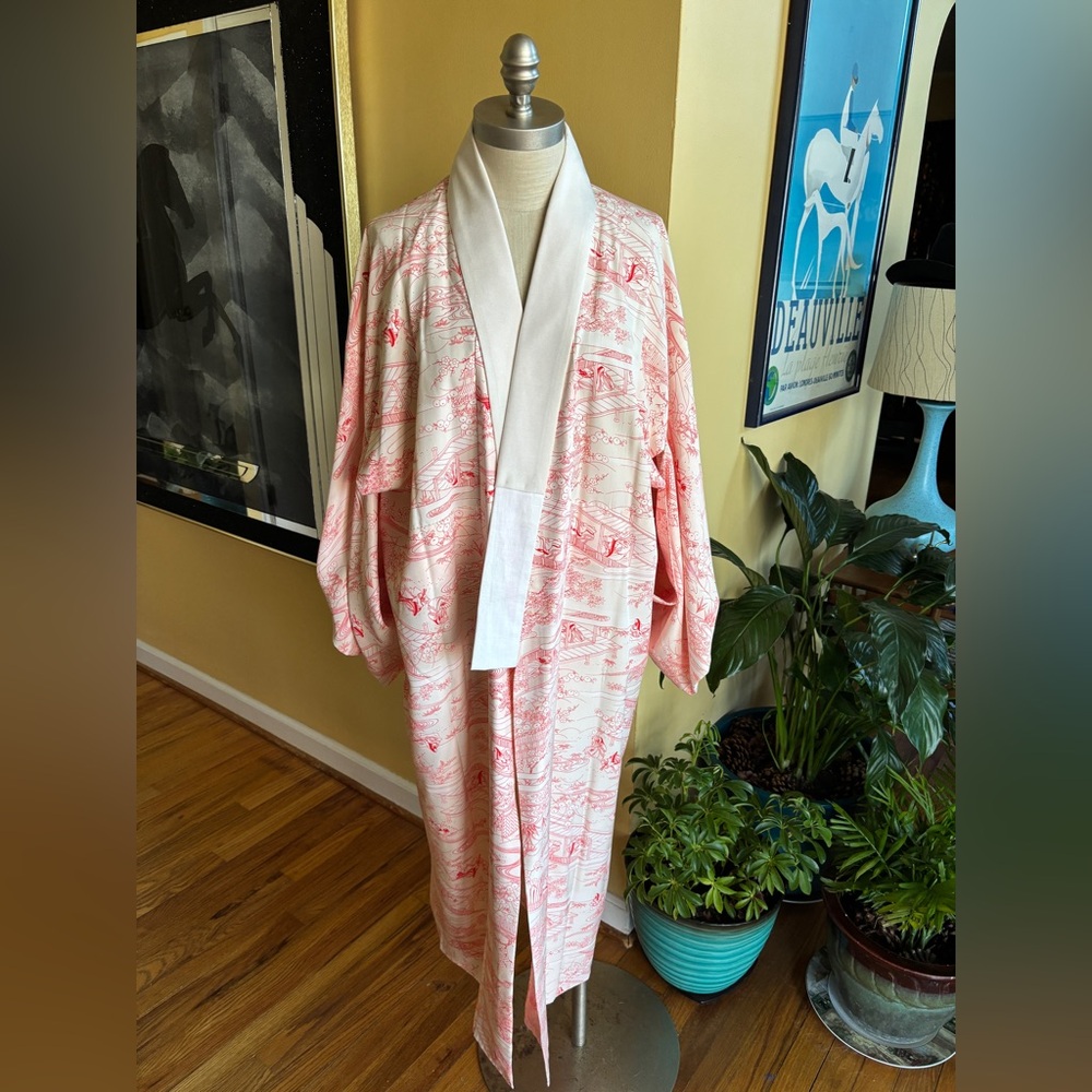 vintage japanese silk kimono